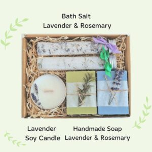 Handmade Lavender Spa Gift Box