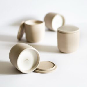 Grapefruit Basil Concrete Candle