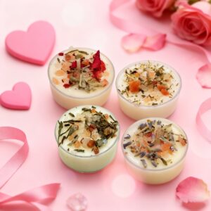 Luxury Soy Wax Tea Candle Set (4-Piece)