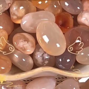 Cherry Bloom Agate Stones